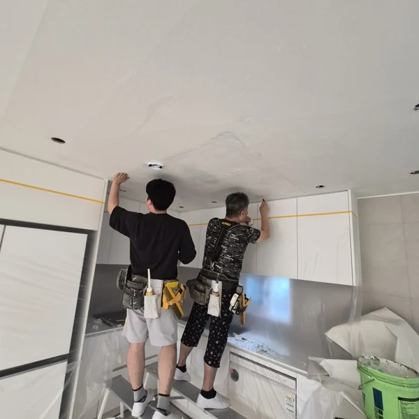 용인 기흥 신갈마을 한진아파트 천장 틀 보강 시공중